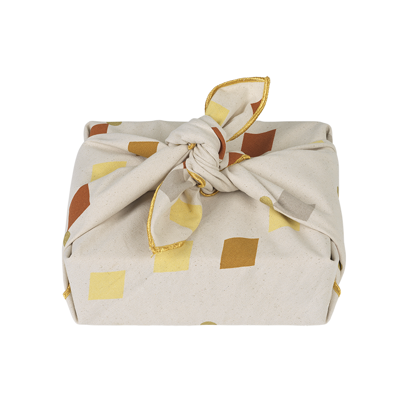 Fabelab Fabric Gift Wrap - 2 pack - Diamonds/Eucalyptus