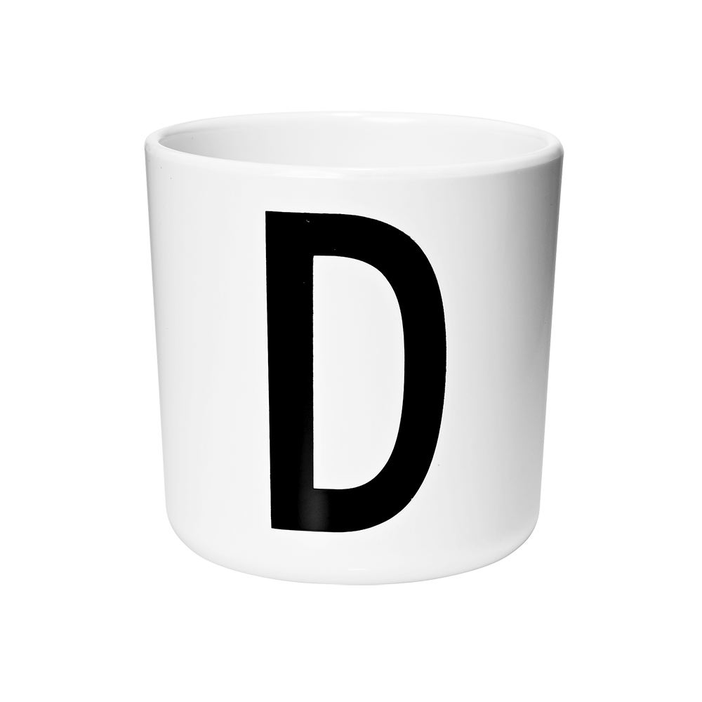 Design Letters Melamine Cup A-Z